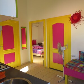 2 bedrooms, iron/ironing board, travel cot, free WiFi - Marie Galante" cottage Kaz a Liline (Le Moule)