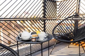 Suite estudio ejecutiva | Terraza o patio