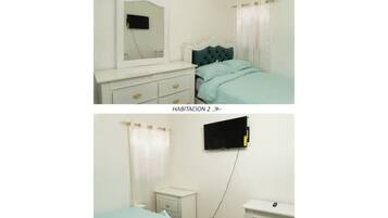 3 bedrooms, iron/ironing board, WiFi, bed sheets