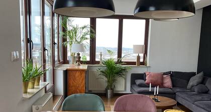 Beautiful, stylish apartment with a large terrace and a parking space