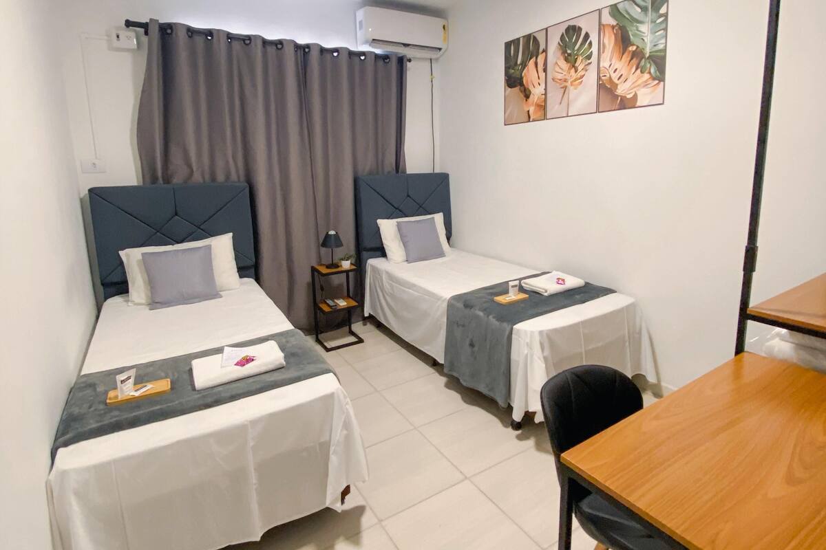 Quarto casal ou duplo premium | 1 quarto, Wi-Fi de cortesia, roupa de cama