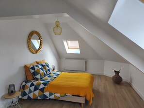 2 chambres, lit parapluie, Wi-Fi gratuit, draps fournis