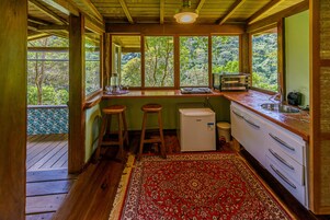 Premium Loft, Mountain View, Mountainside | Private kitchenette | Mini-fridge, stovetop, toaster oven, cookware/dishes/utensils