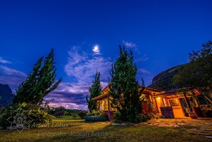 Front of property - evening/night