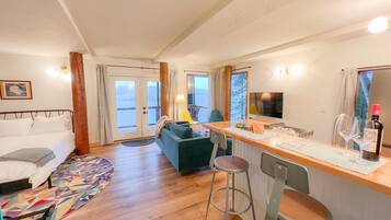 1 Schlafzimmer, Bügeleisen/Bügelbrett, kostenloses WLAN, Bettwäsche