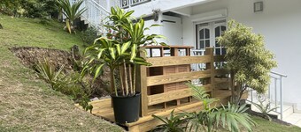 Lower villa with sea and mountain views