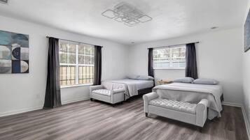 4 chambres, fer et planche à repasser, Wi-Fi gratuit, draps fournis