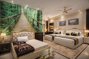 Zambo room | 1 bedroom, WiFi (free), bed sheets - Hotel Virasat Palace By GRB (Mathura)