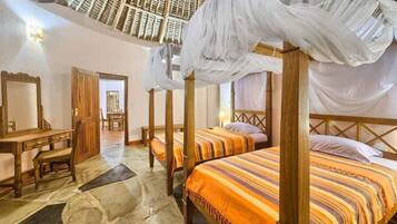 2 bedrooms, desk, travel crib, free WiFi