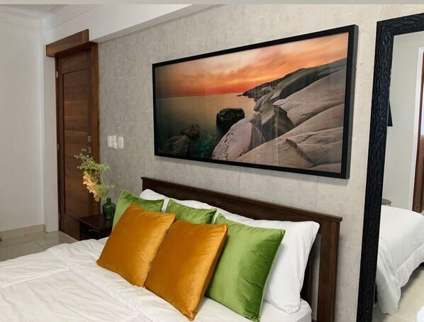 Comfort-Studio, 1 Queen-Bett, Stadtblick