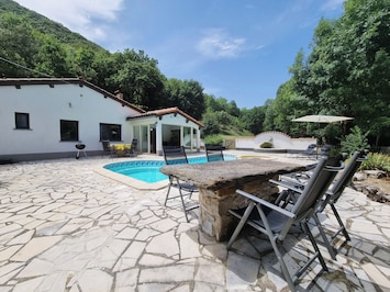 Piscine maison de vacances
