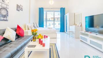 Deluxe Studio | Soundproofing, iron/ironing board