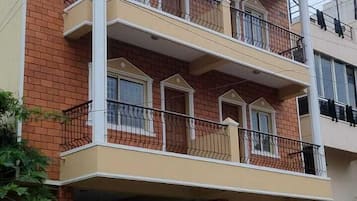 Voorkant van accommodatie