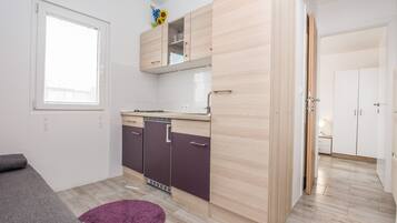 Classic Apartment A1 | Eigene Küche | Kühlschrank, Mikrowelle, Herdplatte, Toaster