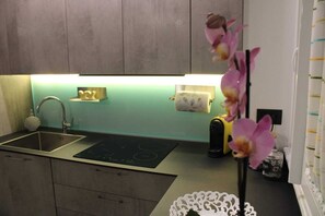 Kühlschrank, Ofen, Herdplatte, Geschirrspüler