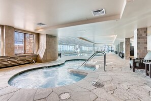Indoor pool, a heated pool