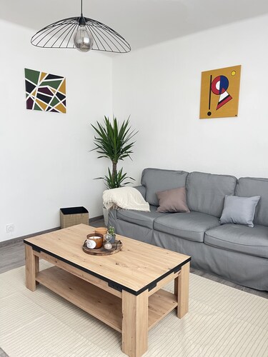 Appartement lumineux et traversant
