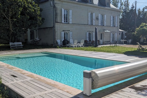 Una piscina riscaldata