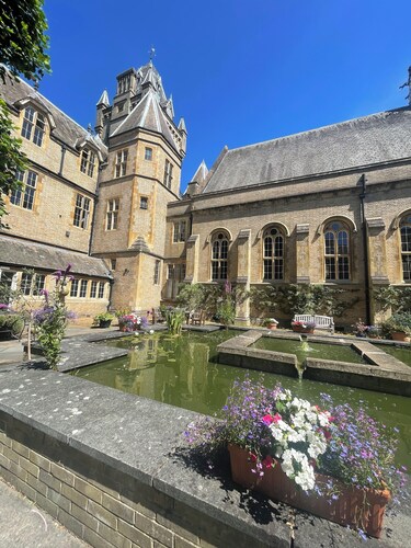 Stylish two-bedroom condo with free parking.