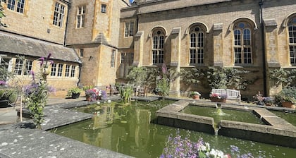 Stylish two-bedroom condo with free parking.