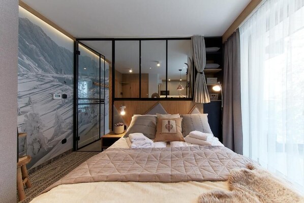 1 bedroom, iron/ironing board, free WiFi, bed sheets - Tatra Square Apartments (Zakopane)