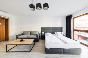 Familienstudio | 1 Schlafzimmer, schallisolierte Zimmer, Bügeleisen/Bügelbrett