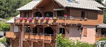 001 Lautaret - Chalet Hysope - corner chemin champ Féraud /rue de la Guisane