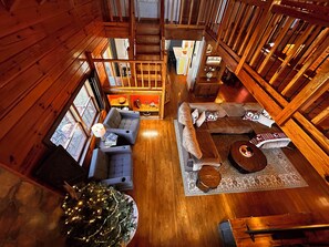 Smart TV, books, music library, video library - Lakefront log cabin over looking Walter George Reservoir, aka Lake Eufaula, Al (Georgetown)