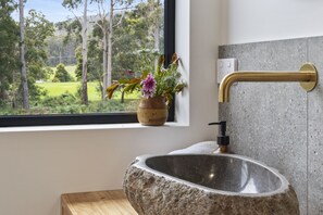 House | Bathroom | Shower, hair dryer, towels, soap