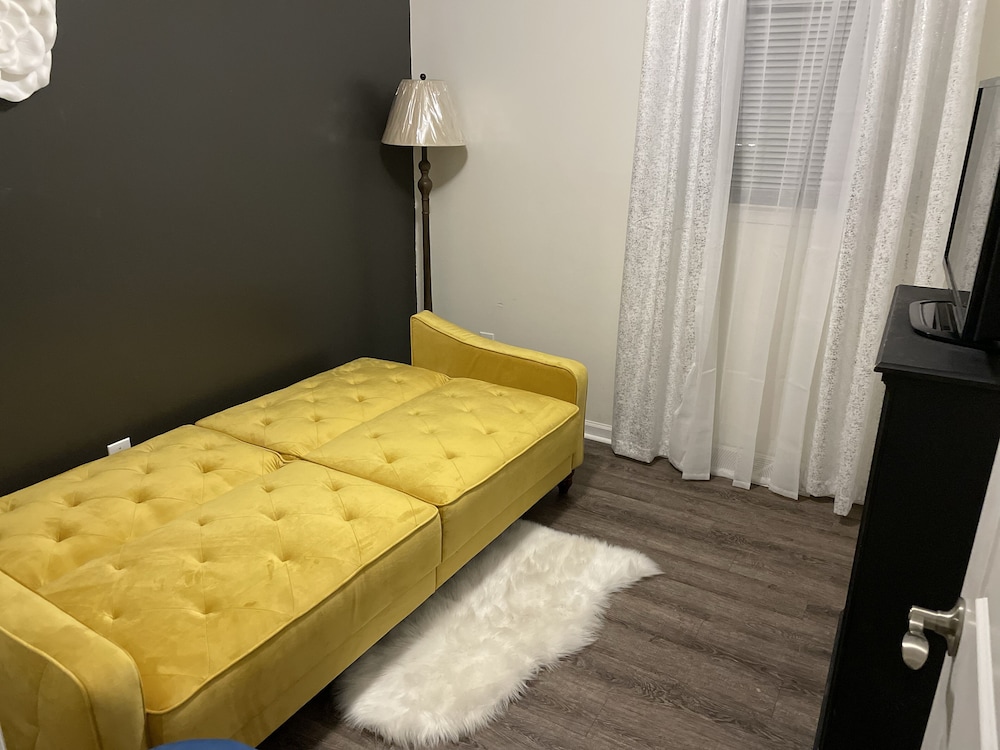 Farmhouse Themed Danville Vacation Home with pool table & gym