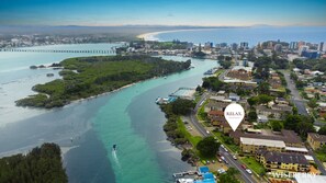 Aerial view - Wallis View 3 - Short stroll to beaches and restaurants (Forster)