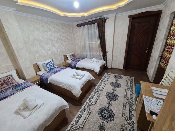 Triple Room 2 | Select Comfort beds, free WiFi, bed sheets