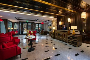 Sitteområde i lobbyen