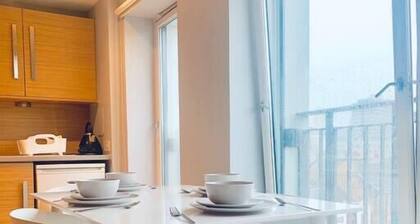 ⭐️ Modern 1 bed flat ⭐️ Merchant City-Free Parking⭐️