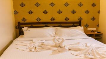 Premium Room | Egyptian cotton sheets, premium bedding, memory foam beds