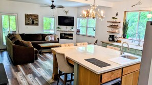 Interior - Private, fire pit on the river! (Covington)