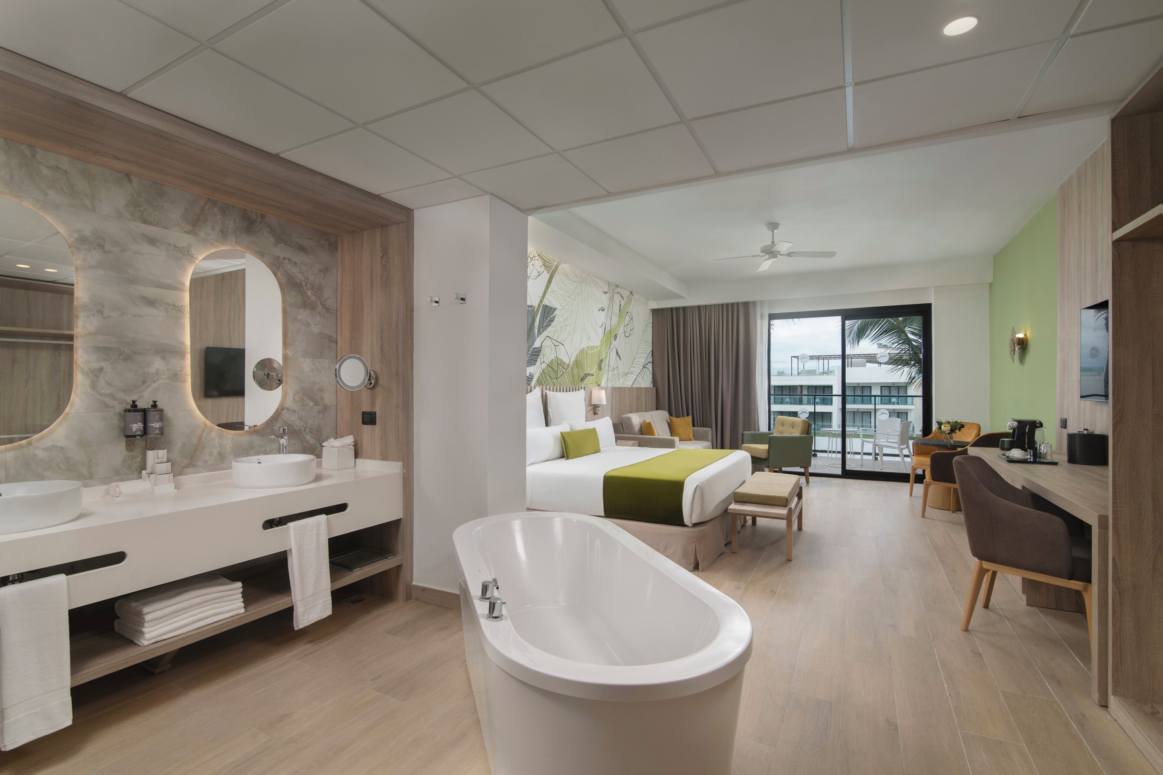 50-inch flat-screen tv with cable channels, tv