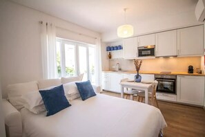 1 bedroom, iron/ironing board, travel crib, free WiFi