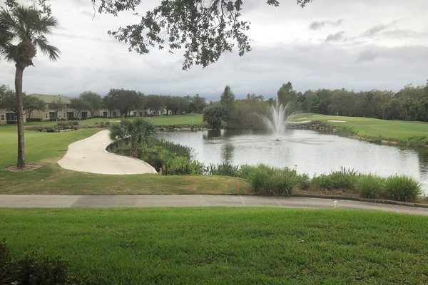 Scene from clubhouse patio