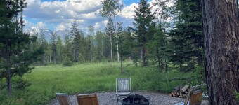 Glamping Tent 2,   with Glacier National Park Views, near Polebridge
