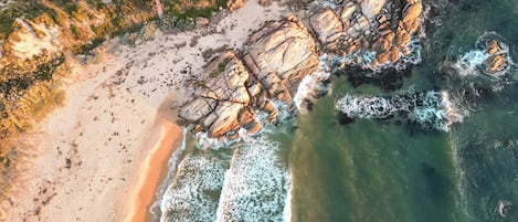 Camastros y toallas de playa