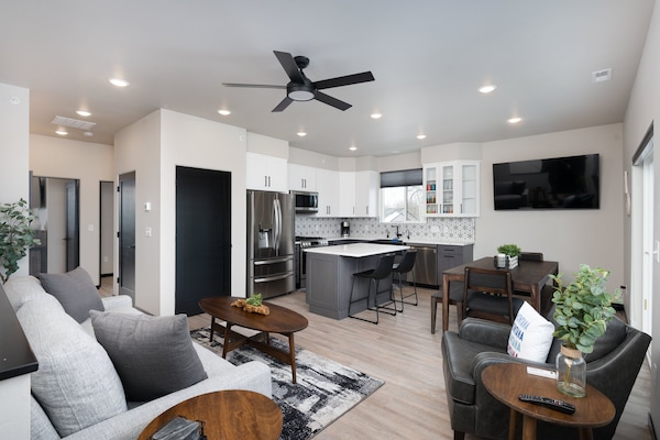 Third/Top Level Kitchen, Dining and Living Room.