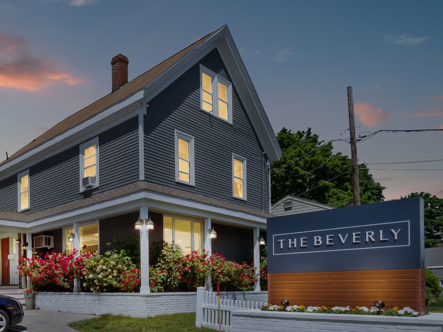 Majoituspaikan julkisivu