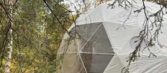 Alberta’s true Glamping Dome 2 level.45 min W YEG