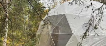 Alberta’s true Glamping Dome 2 level.45 min W YEG