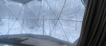 Alberta’s true Glamping Dome 2 level.45 min W YEG