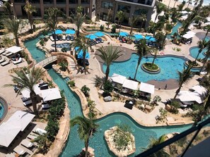 Indoor pool, outdoor pool