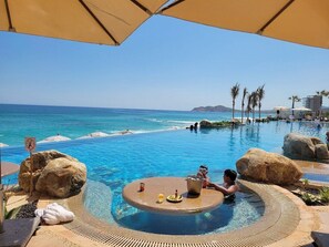 Indoor pool, outdoor pool