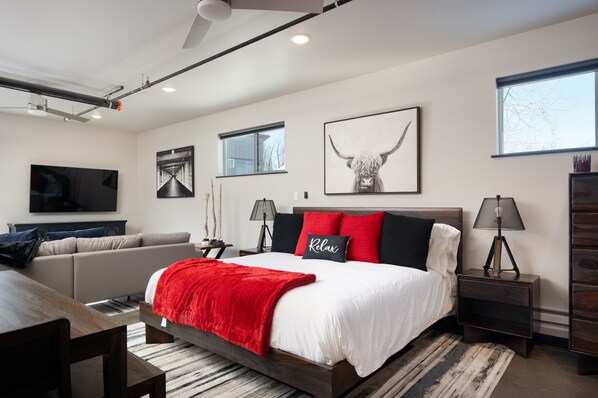 1 chambre, bureau, Wi-Fi, draps fournis