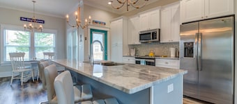 Bright beach house steps from the sand & memories